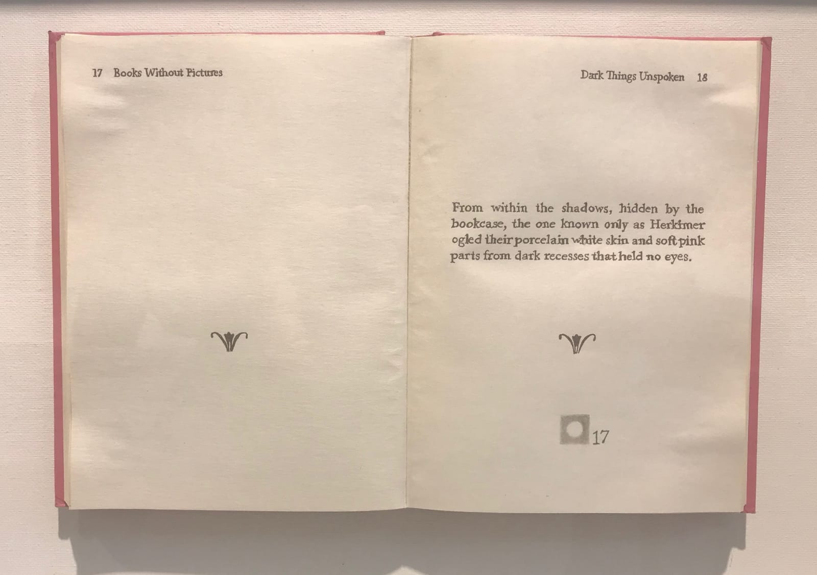 Marshall Harris, Books Without Pictures - Dark Things Unspoken, 2017