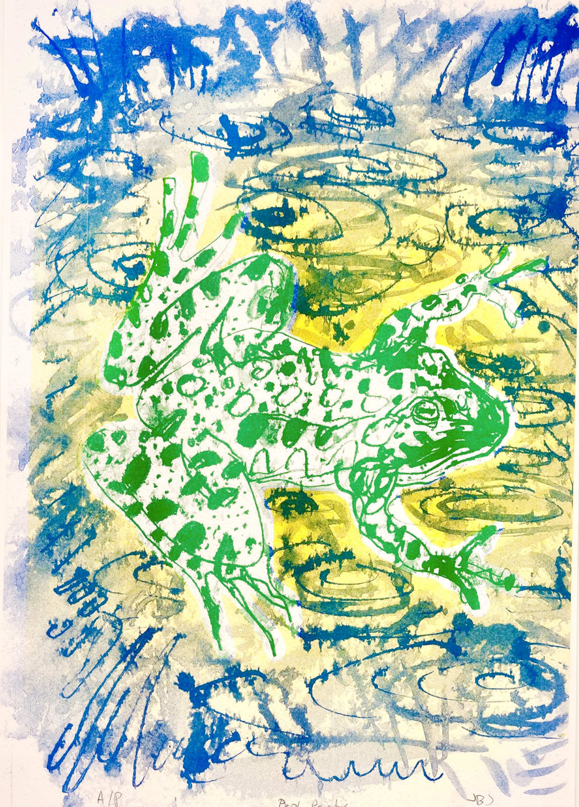 Jules Buck Jones, Pool Party Print, 2021