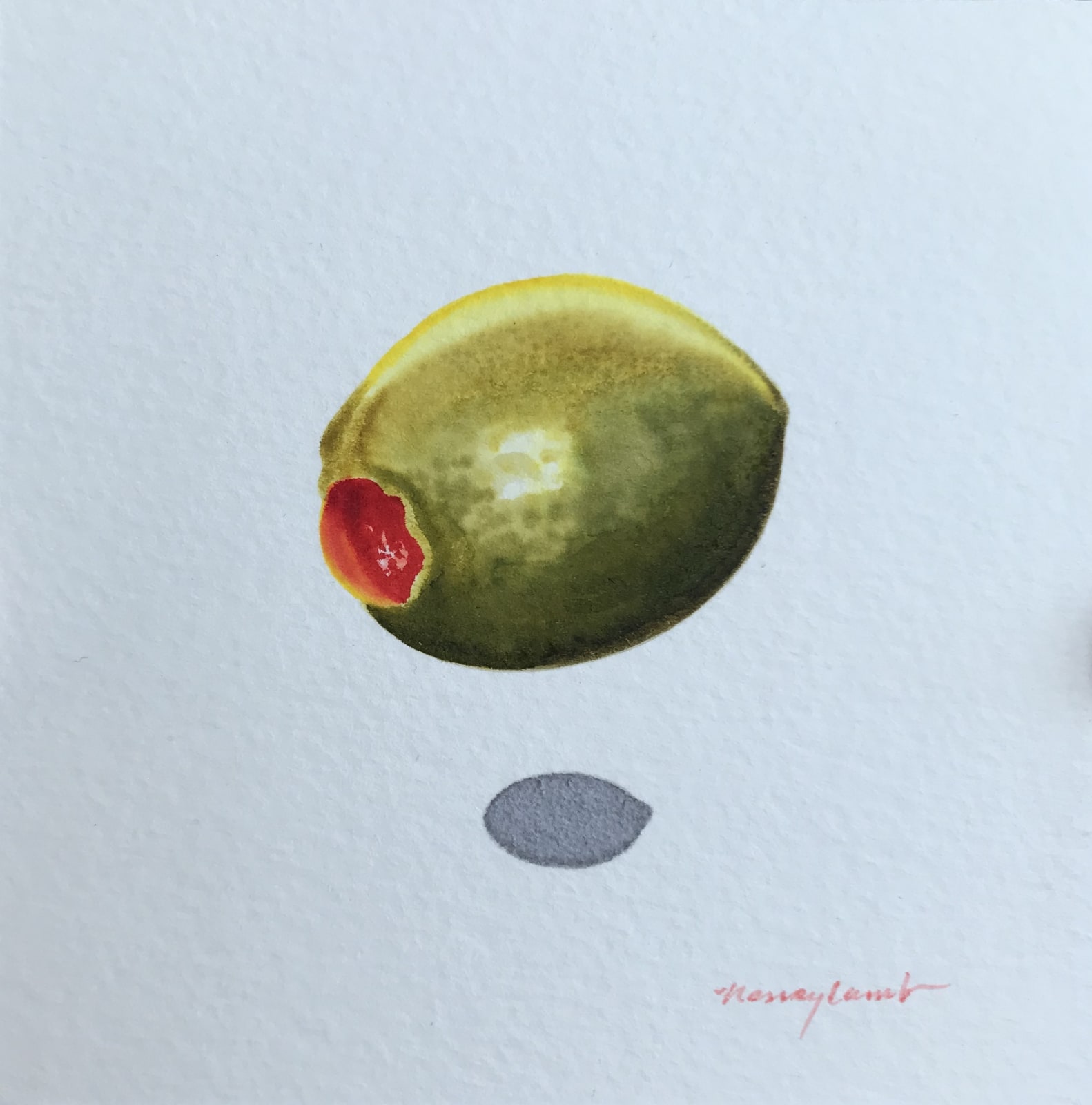 Nancy Lamb, Green Olive, 2020