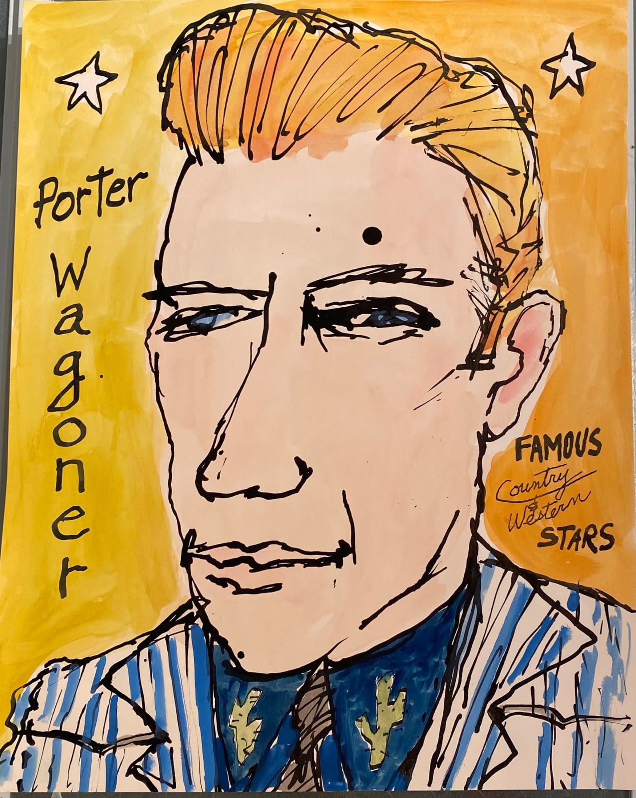 Linda and Ed Blackburn, Famous Country and Western Stars: Porter Wagoner