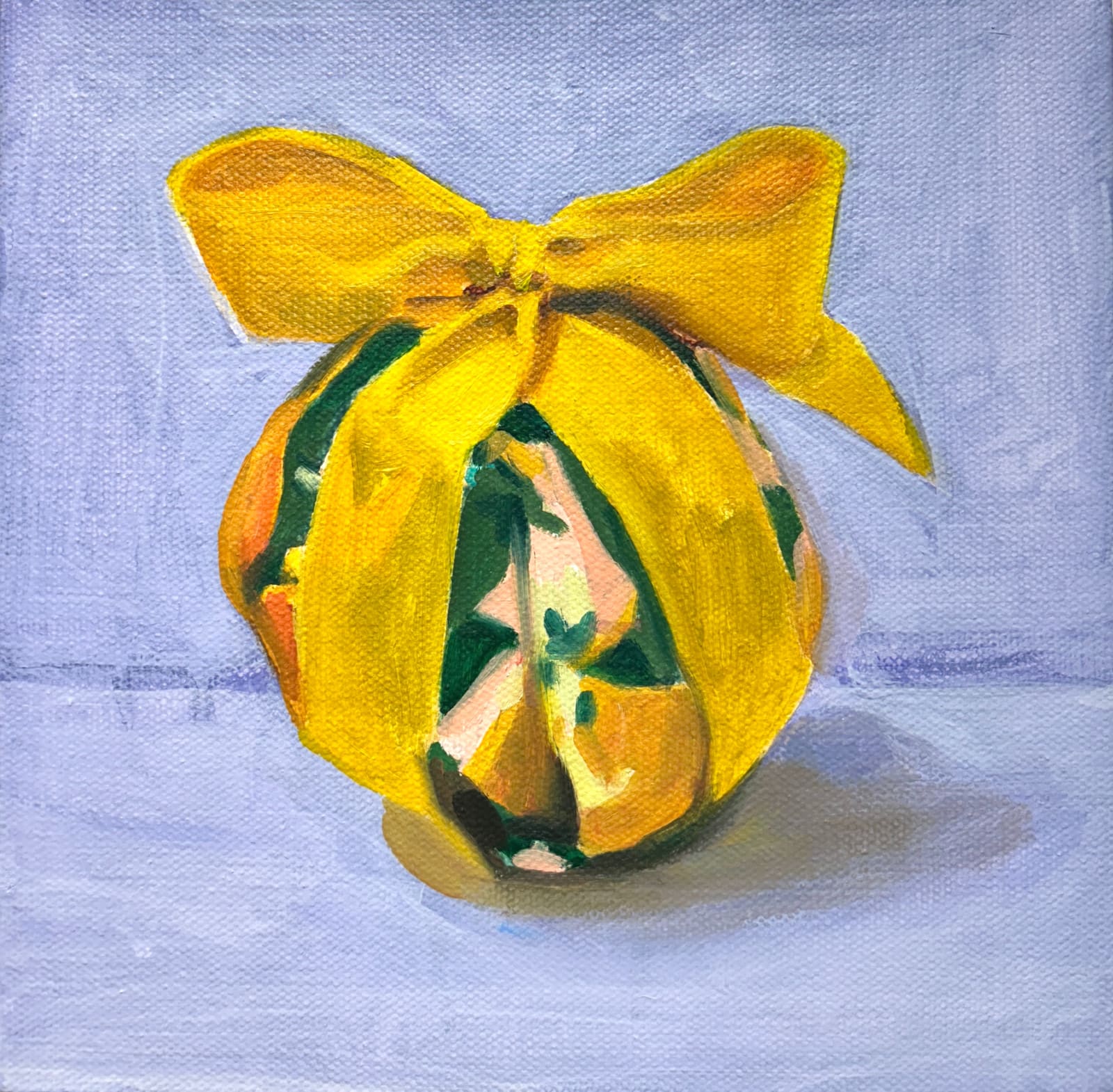 Ariel Davis, Wrapped in Blossoms: Yellow Bow, 2025