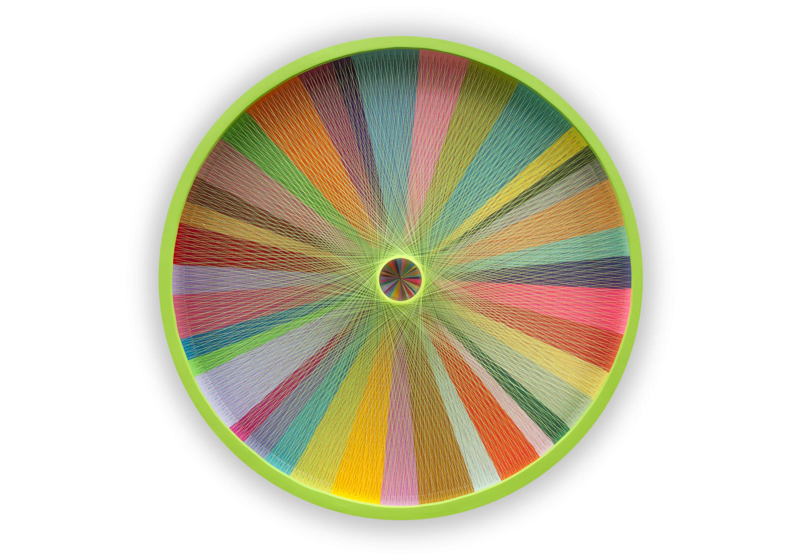 Ender Martos, Color-Chromatic Infinity Lime, 2019