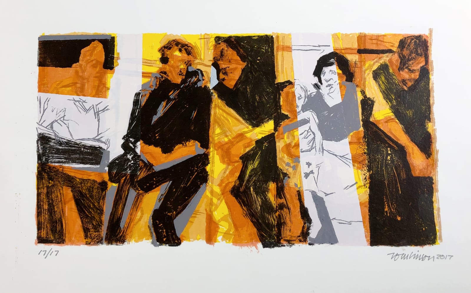 Ron Tomlinson, Border Lines (Variation V), 2017