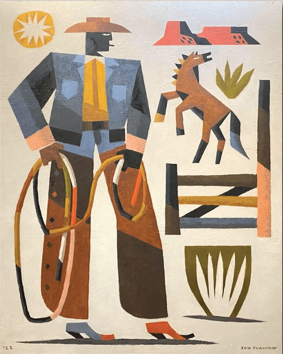 Jon Flaming, Bronco Buster, 2023