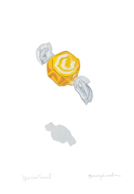 Nancy Lamb, Yellow Swirl, 2023