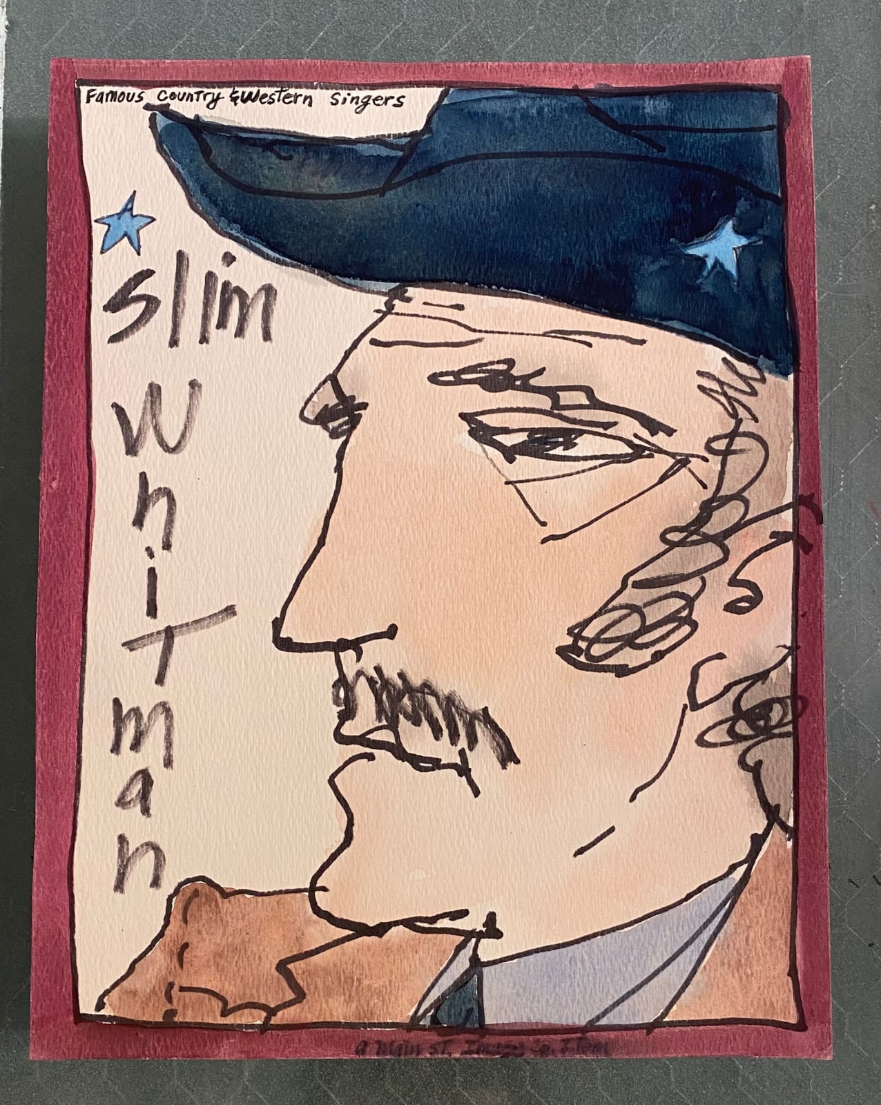 Linda and Ed Blackburn, Famous Country and Western Stars: Slim Whitman