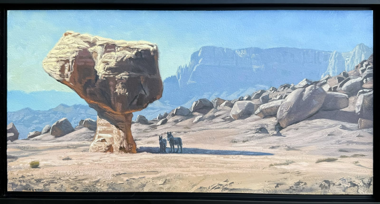 Dennis Farris, The Rolling Stones Painting: It's Only Rock n Roll, Beast of Burden, Gimme Shelter, Wild Horses, 2023