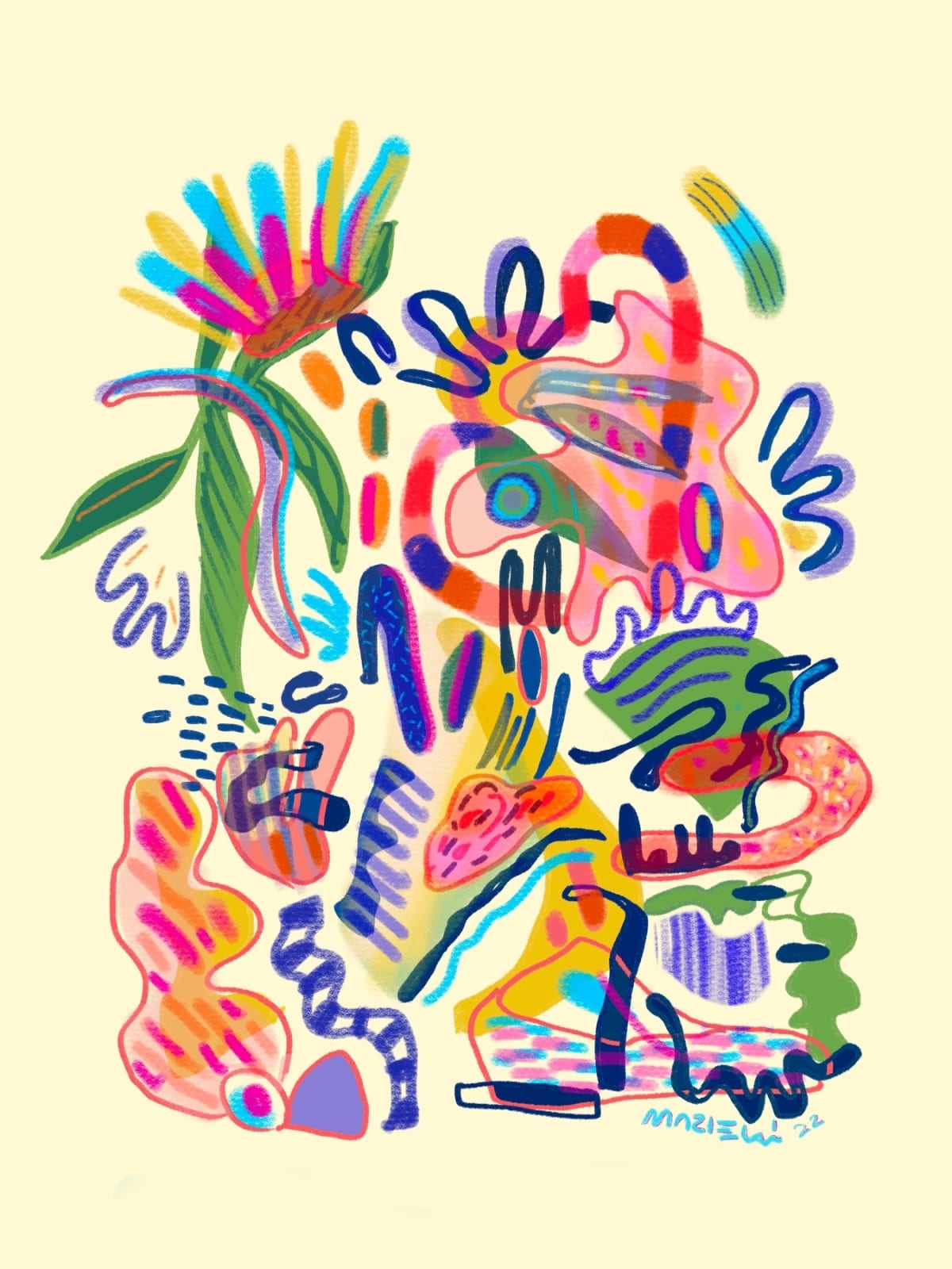 Mariell Guzman, Doodle Chef Special, 2017