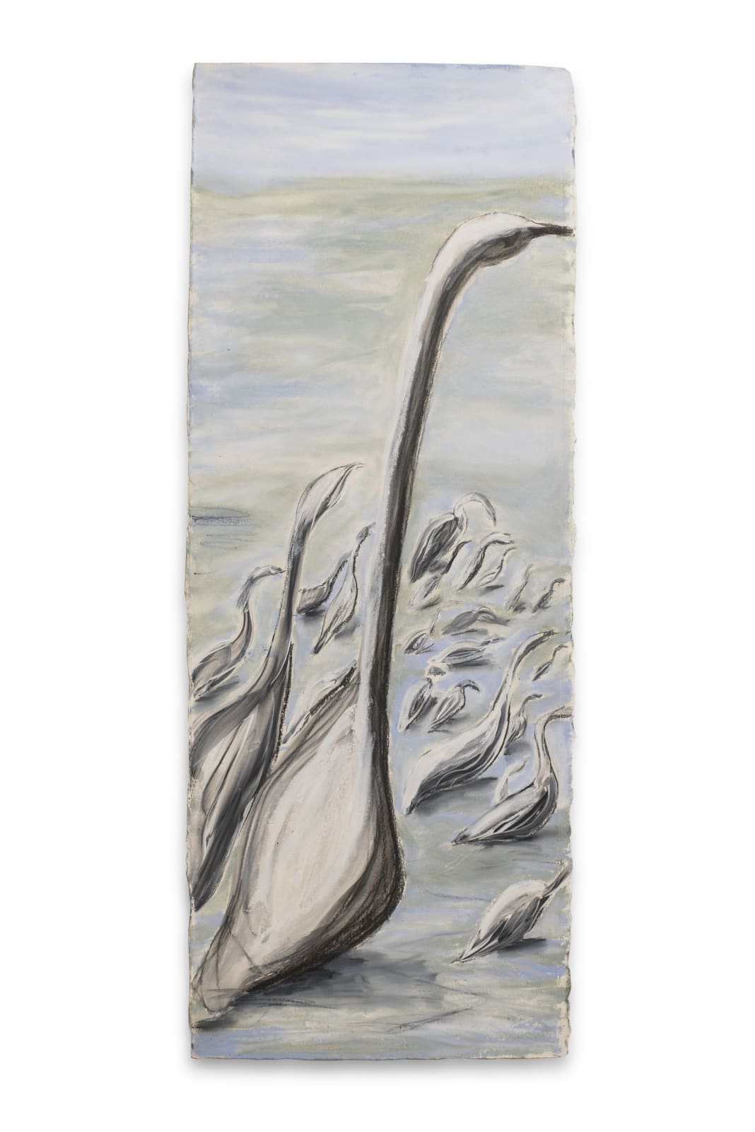 Carroll Swenson-Roberts, Birds at Whiterock Lake, Dallas, 2019