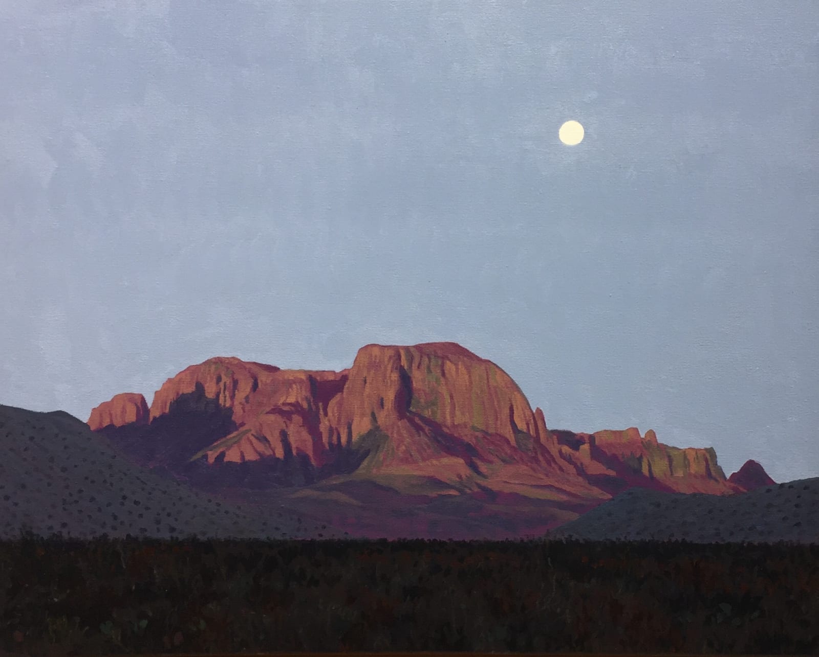 Dennis Blagg, Morning Moon, 2018