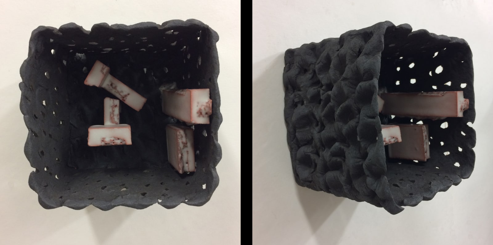 Brian Molanphy, Cornered Cargo (two views), 2018