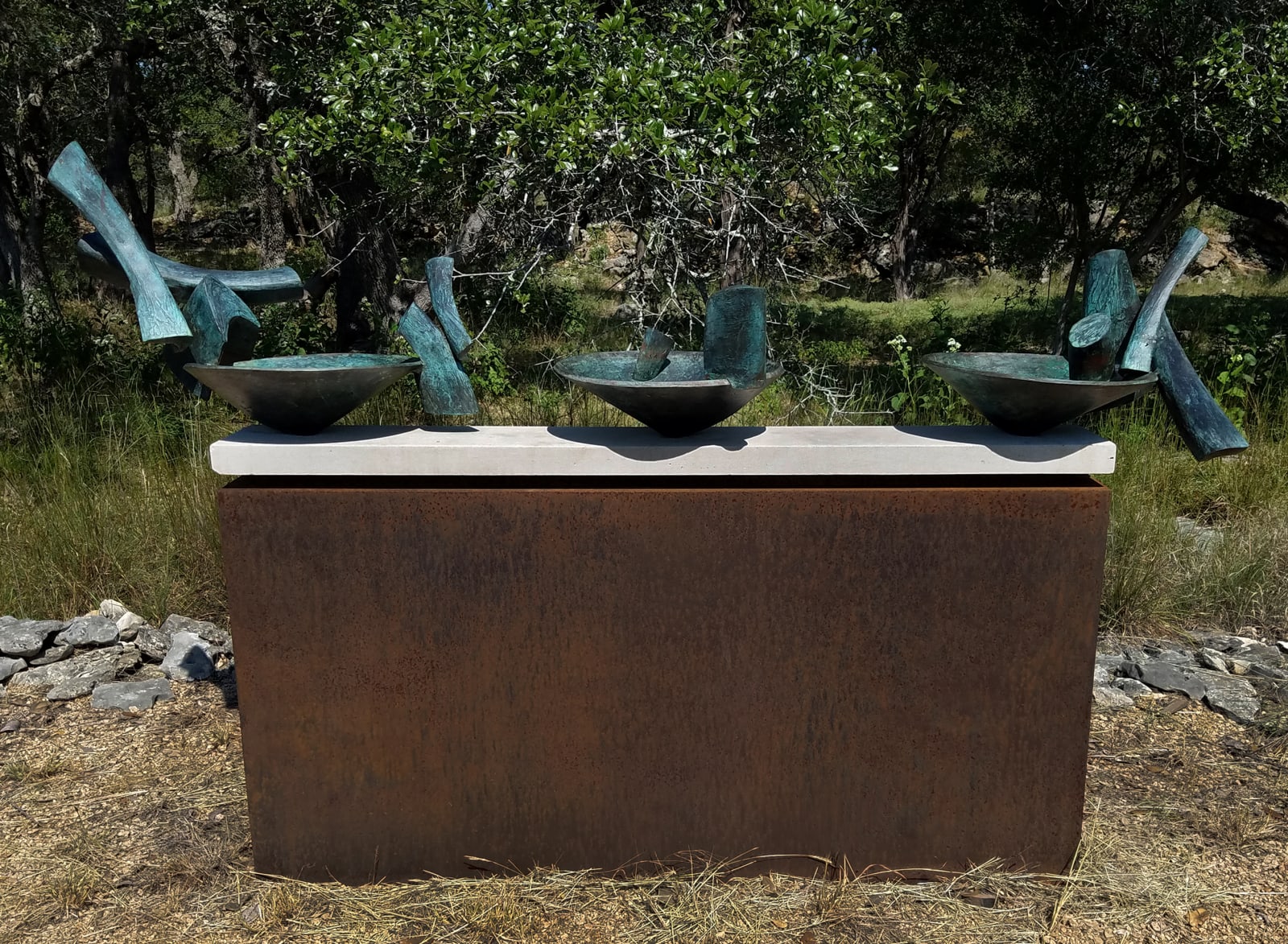 Roger Colombik, Vessell Triptych, 2007