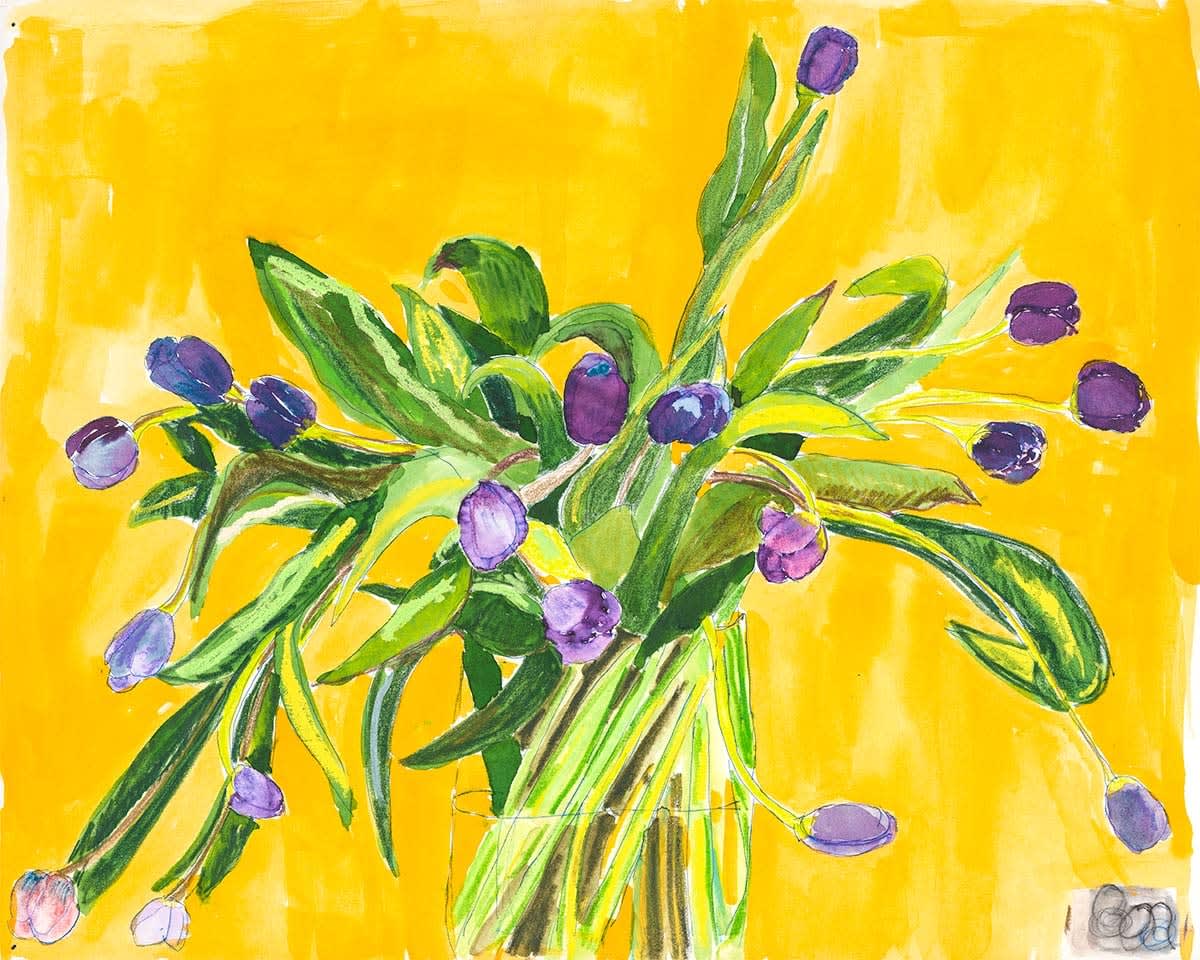 Carroll Swenson-Roberts, Yellow Tulips, 2022