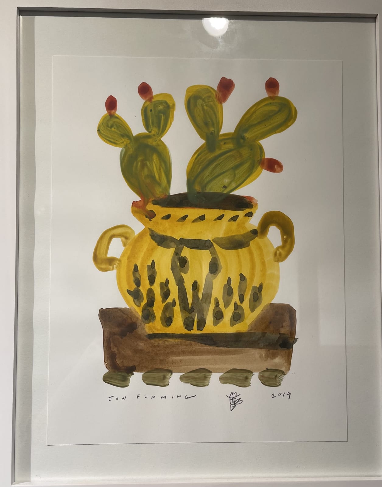 Jon Flaming, Cactus in Clay Jar