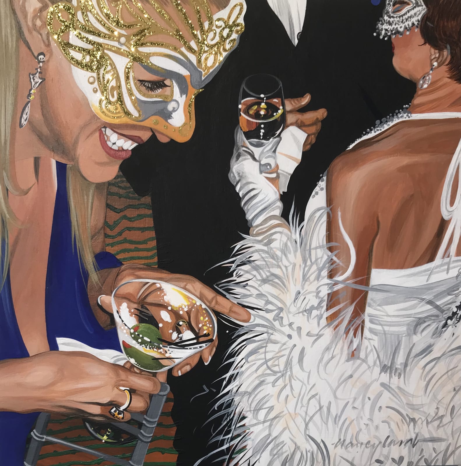 Nancy Lamb, Covid Gold, 2020