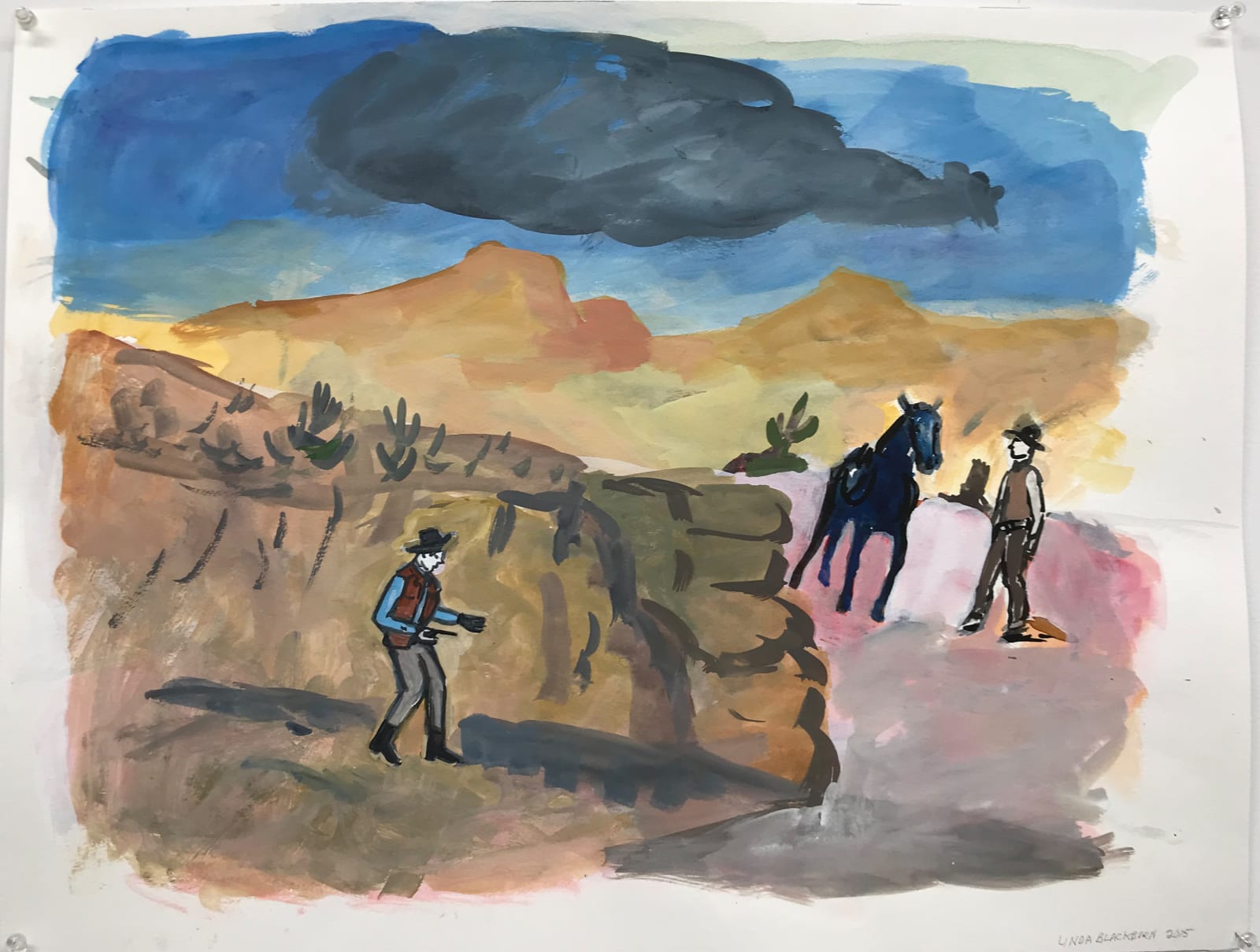 Linda Blackburn, Western Landscape, 2015
