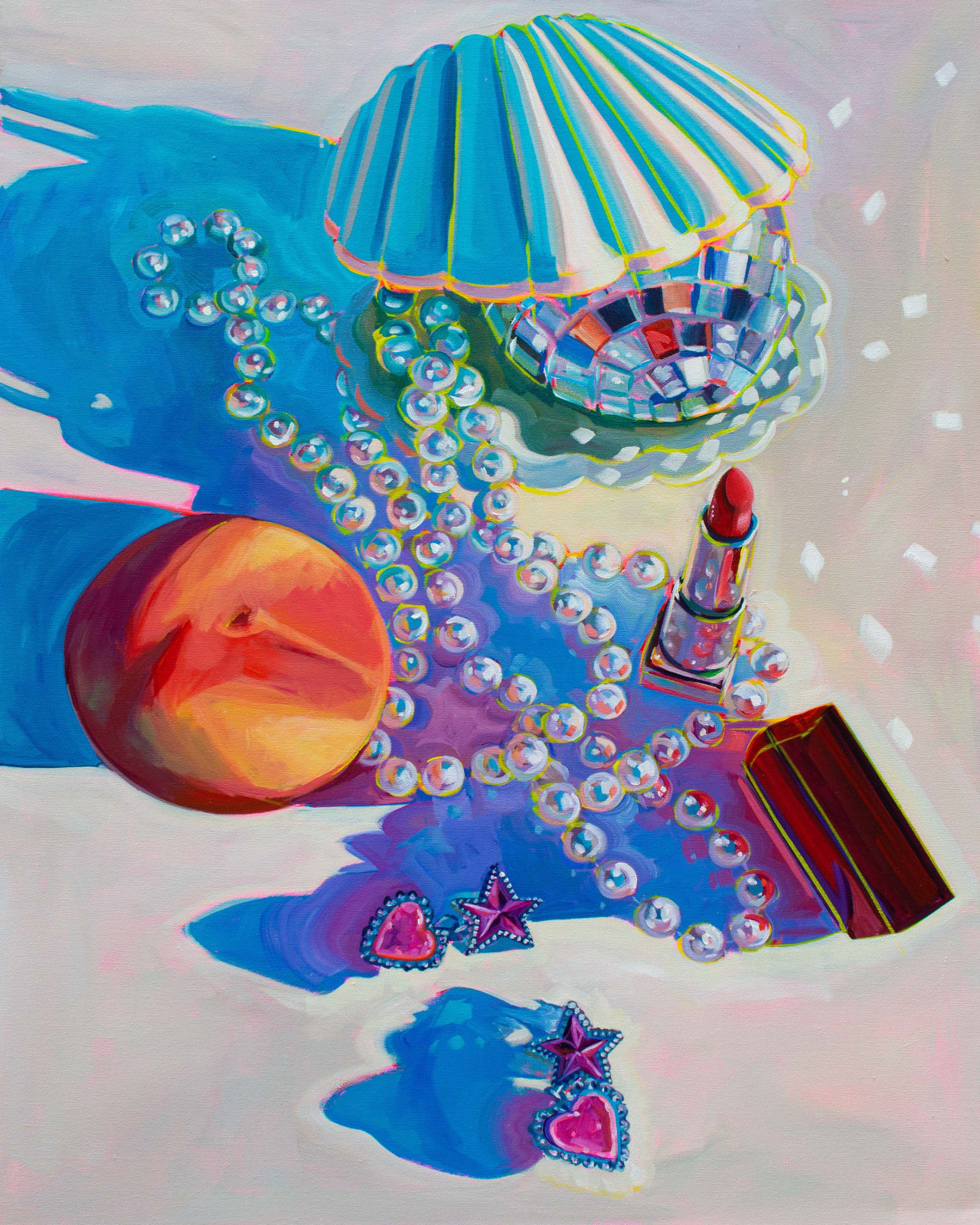 Sari Shryack, Peaches and Pearls , 2021