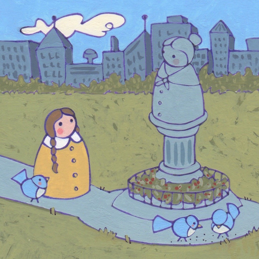 Layla Luna, Lolly and the Statue (Original), 2024