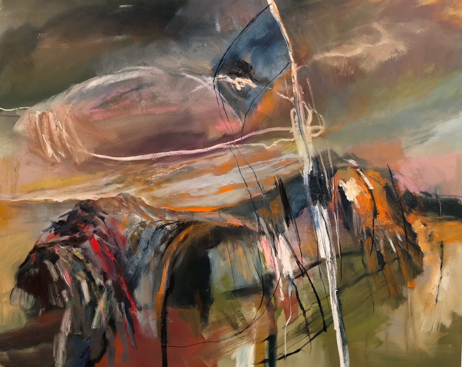 Winter Rusiloski, Flag on the Horizon, 2018