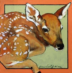 Donna Howell-Sickles, Napping in the Leaves, 2021