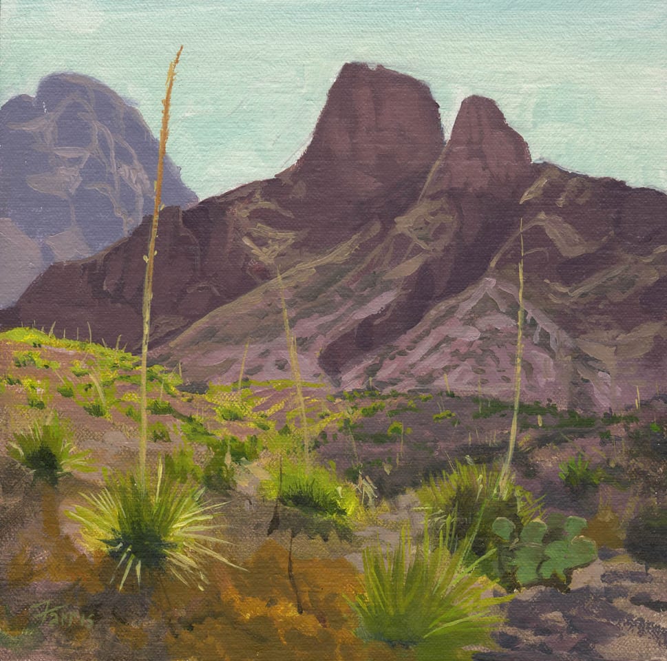 Dennis Farris, Amon Carter Peak (study), 2019