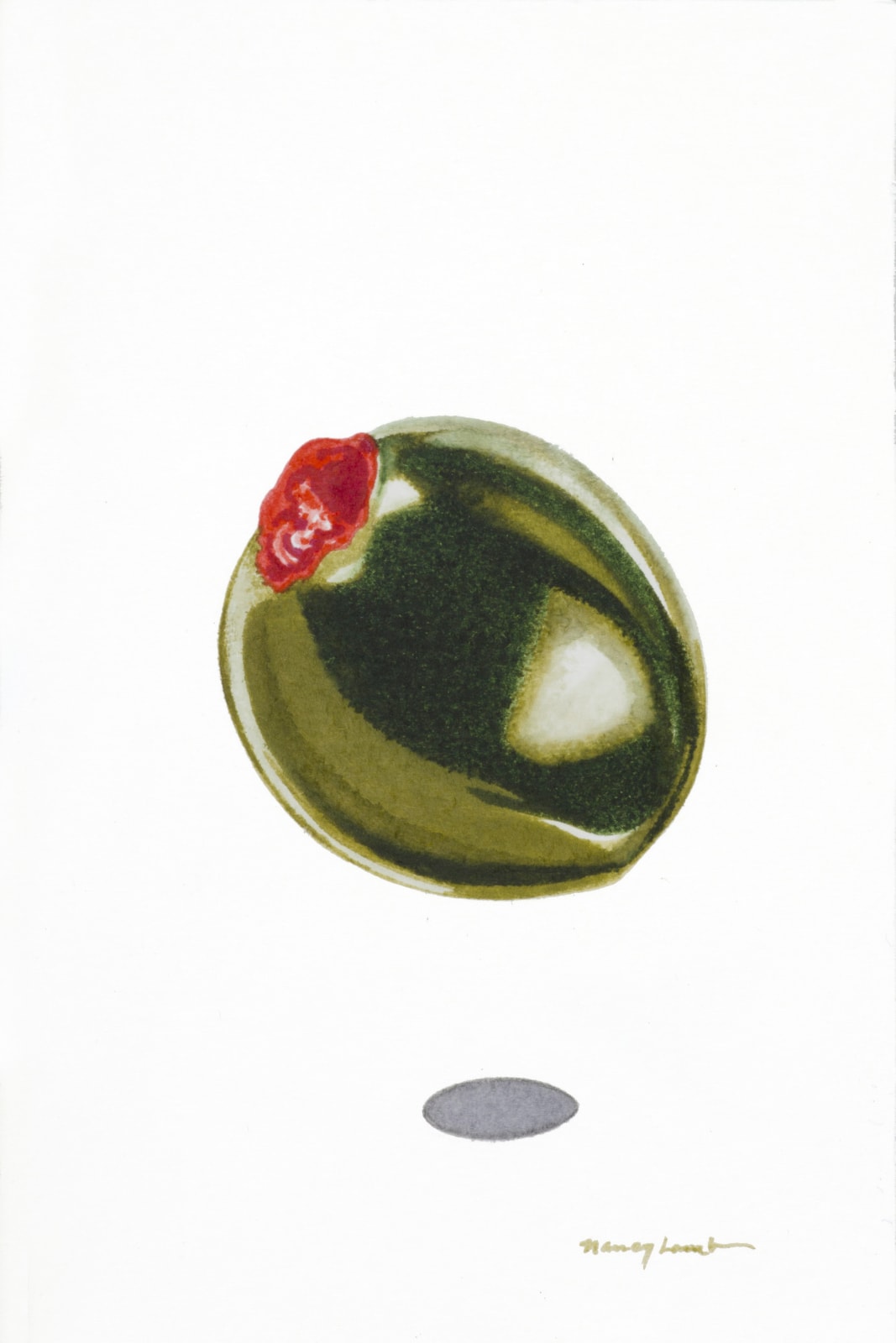 Nancy Lamb, Big Green Olive, 2020