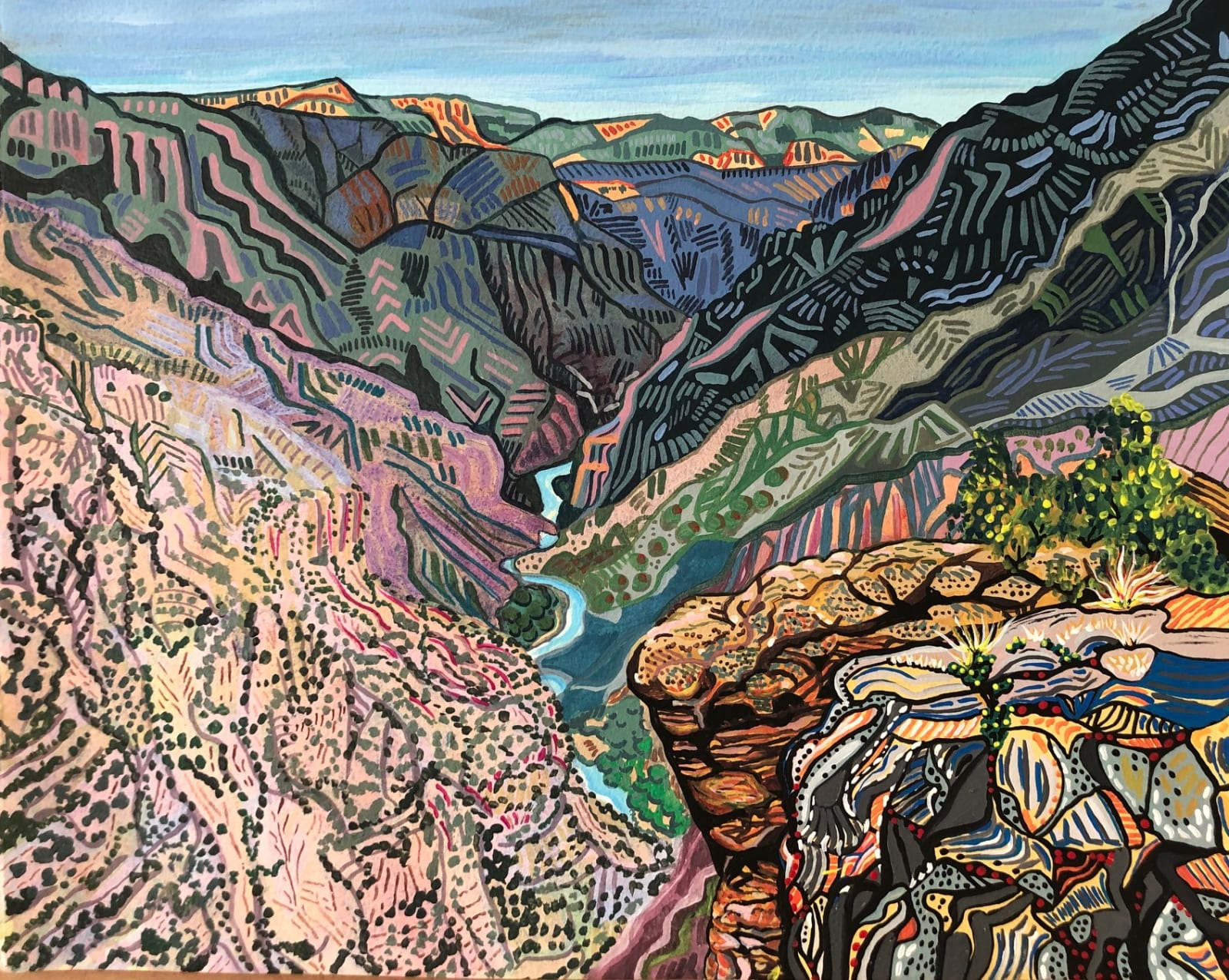 Betsy Horn, Sunset View Overlook, Black Canyon, 2019