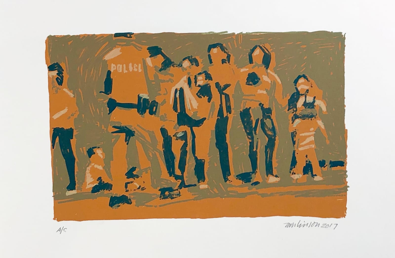 Ron Tomlinson, Border Lines (Variation XII), 2017