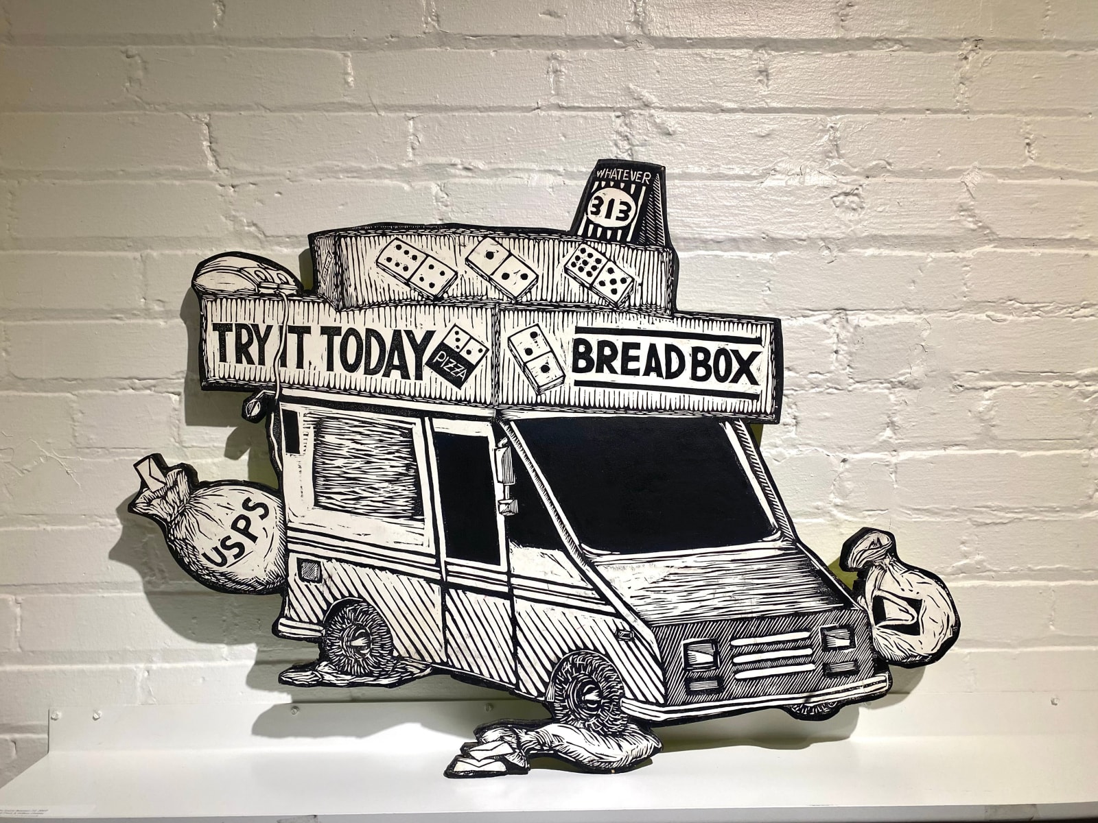 Benjamin Muñoz, Truck Cut Out, 2022