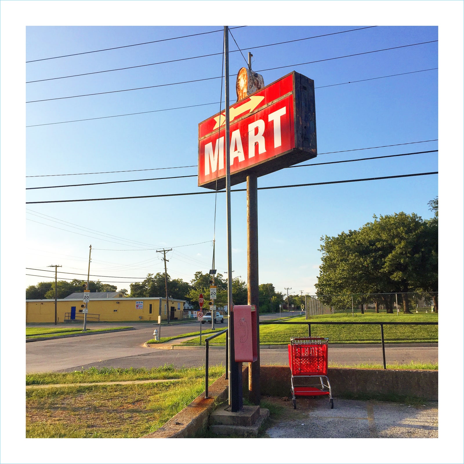 William Greiner, Mart (Sign), Fort Worth TX, 2018