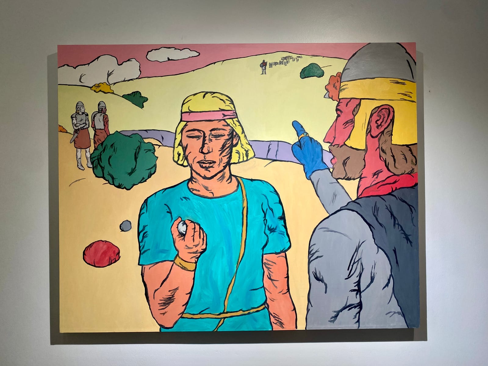 Ed Blackburn, David and Goliath III, 1987