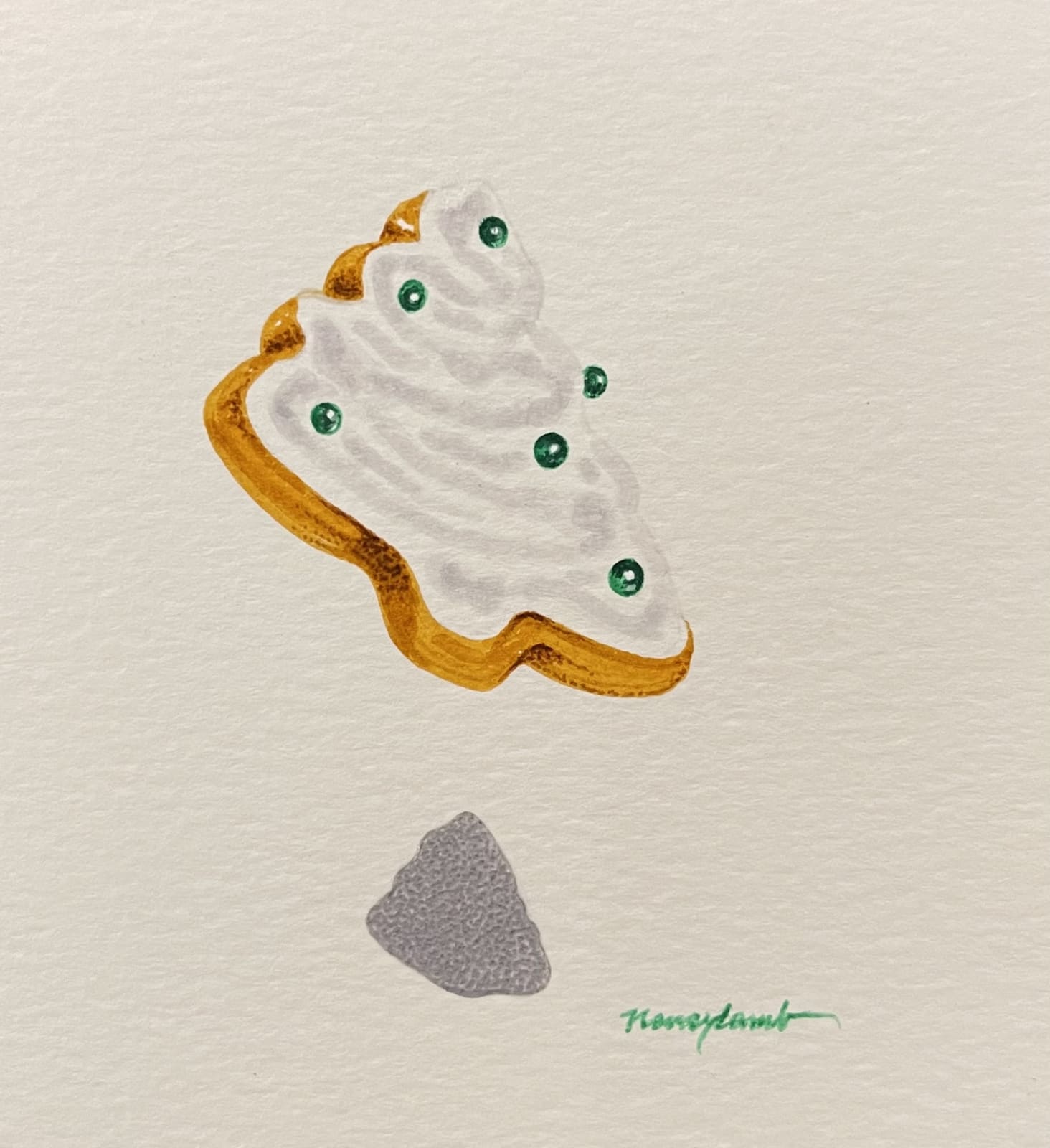 Nancy Lamb, Tree Jingle Cookie, 2021