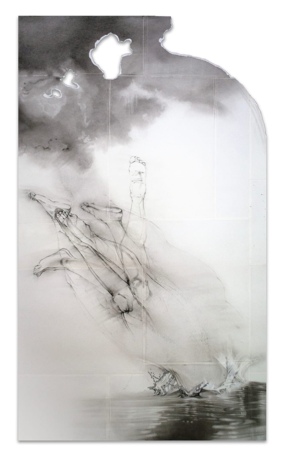 Kristina Rose Baker, Temple of the Diver (Conduit), 2024