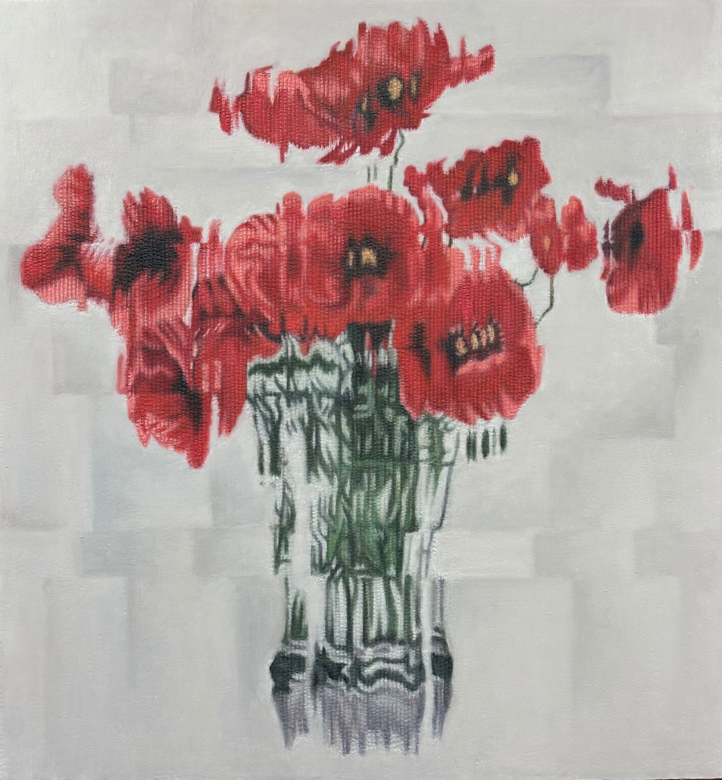 Jens Hesse, Red poppies, 2025