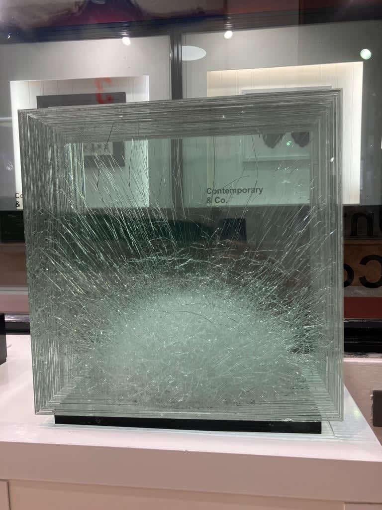 Simon Berger, Cube (Half Sphere), 2023