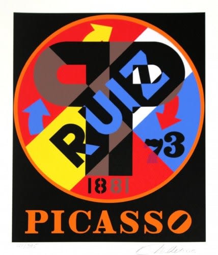 Robert Indiana, Pablo Ruiz Picasso, 1997