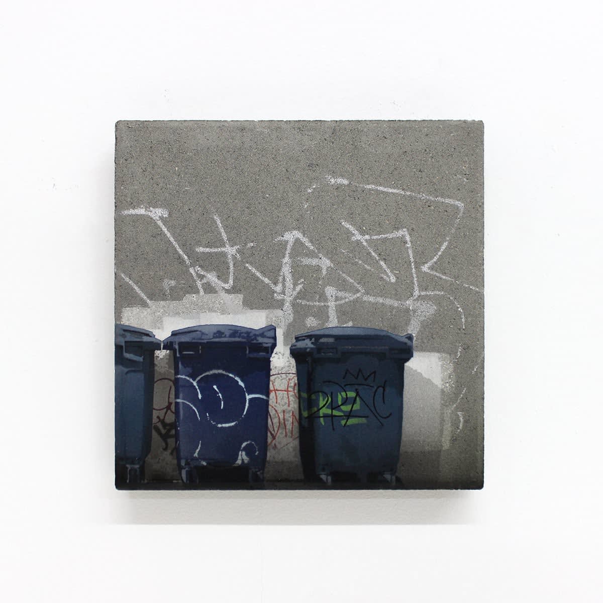 Stefan Winterle, Trash Cans II , 2024