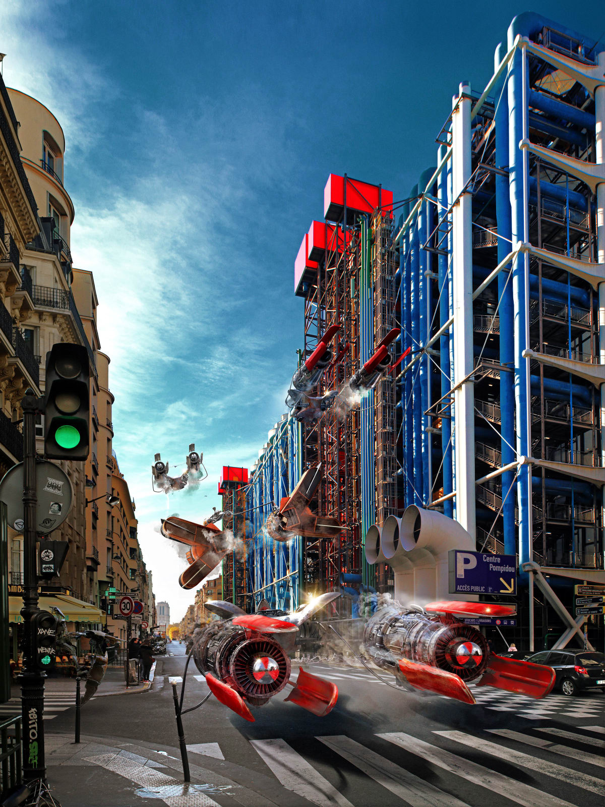 art Star Wars devant le Centre Pompidou, stormtrooper à Beaubourg photographie, Darth Vader devant le musée Pompidou, œuvre Star Wars Paris Beaubourg, Laurent Pons art urbain Star Wars, scène Star Wars dans le quartier Beaubourg, photo artistique Star Wars Paris, création Star Wars dans la ville devant Pompidou, art contemporain Star Wars Paris, montage photo Star Wars Beaubourg, impression d’art Star Wars à Paris, œuvre de science-fiction devant le Centre Pompidou, art photo Stormtrooper Beaubourg, décor urbain Paris Star Wars, photographie artistique de Darth Vader à Pompidou