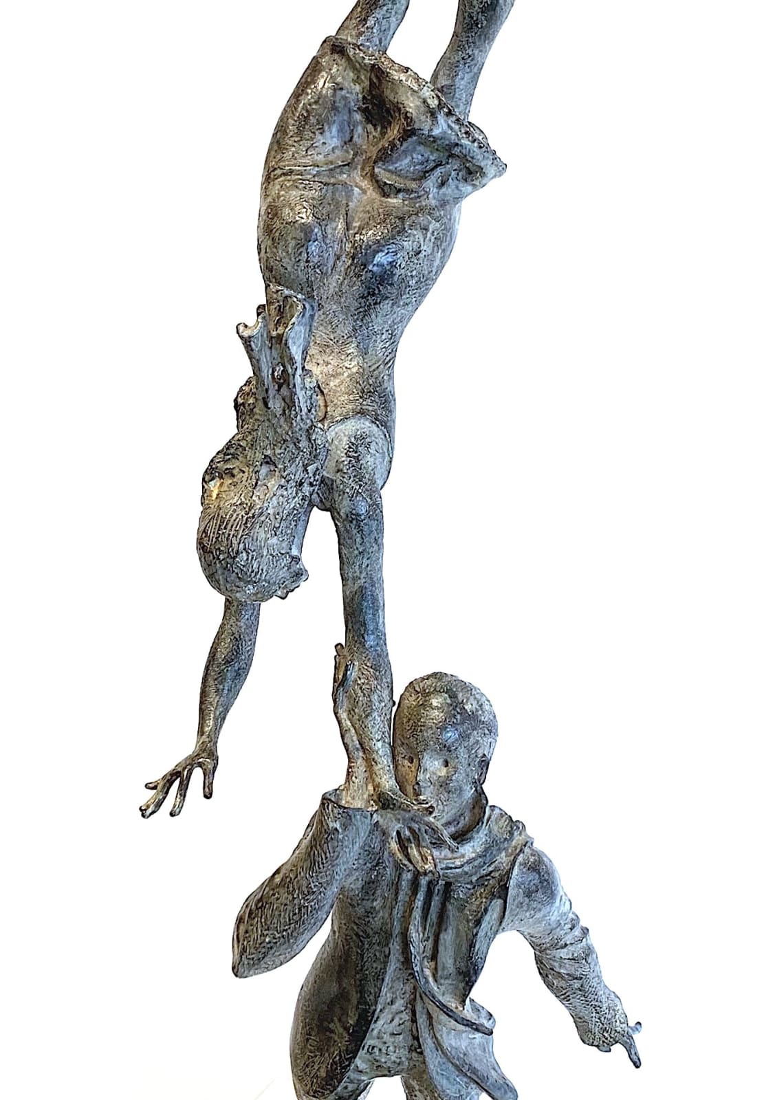 amour du ciel, rené julien, sculpture, bronze, art thema, heyi gallery