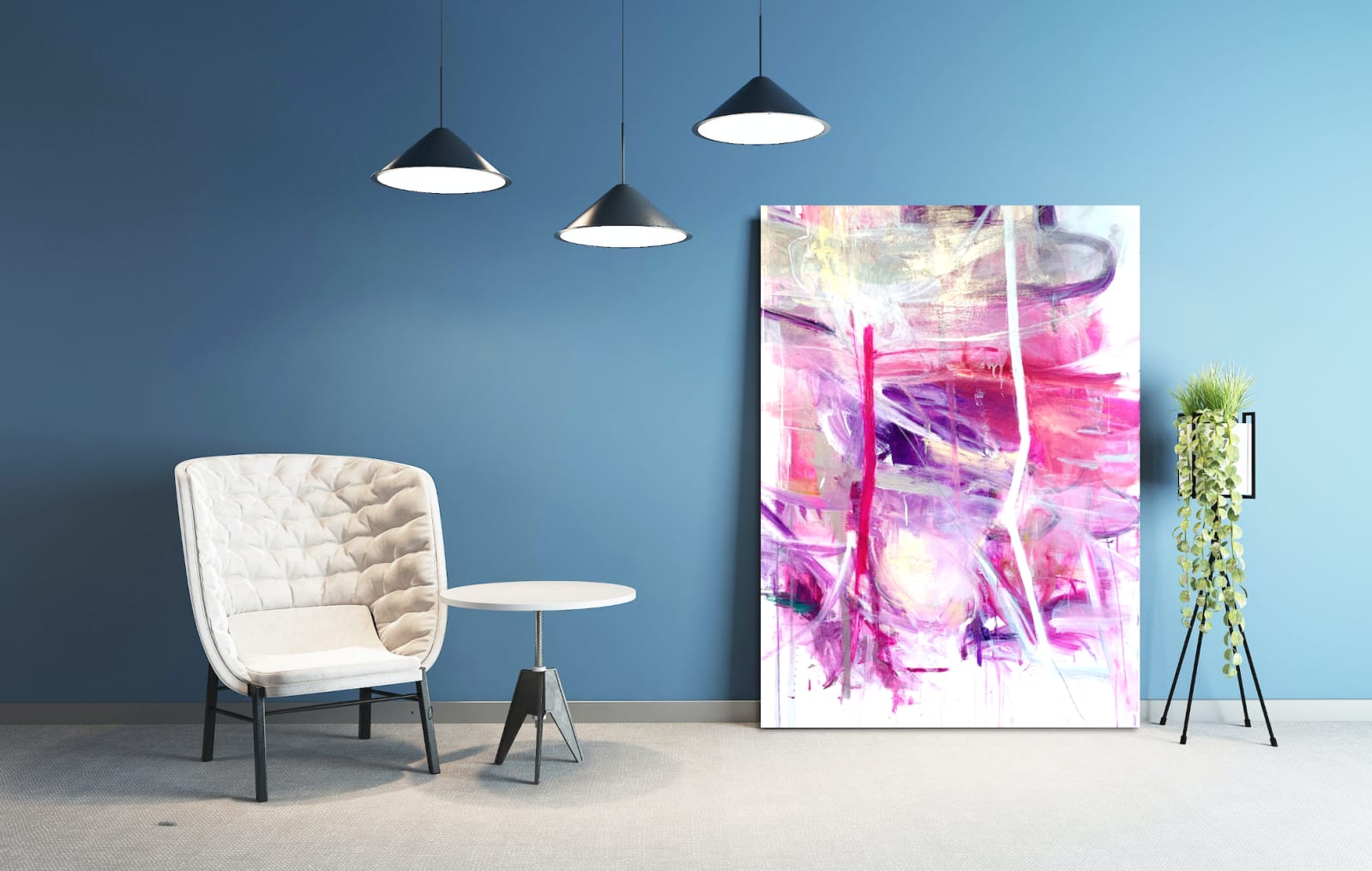 Schnell, Langsam, ongedifferentieerde tijd, snel, langzaam, paars, roze, abstracte schilderkunst, acrylverf, olieverfschilderij, beweging, lijntekeningen, Naoko WATANABE, Japanse schilderkunst, hedendaagse Aziatische kunst, hedendaagse Japanse schilderkunst, romantiek, bloeiend, art thema heyi galerij, Kunstgalerij Brussel