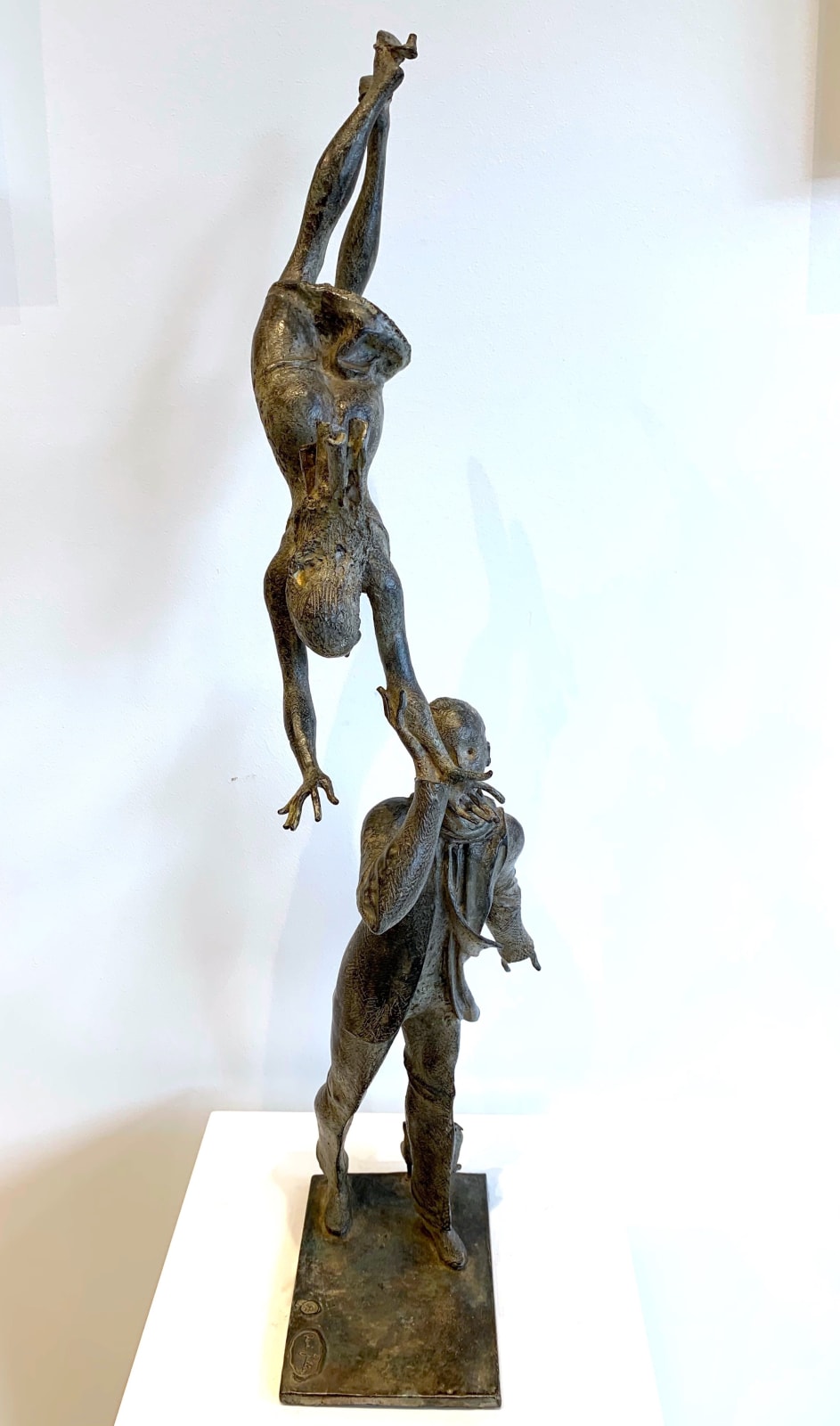 amour du ciel, rené julien, sculpture, bronze, art thema, heyi gallery