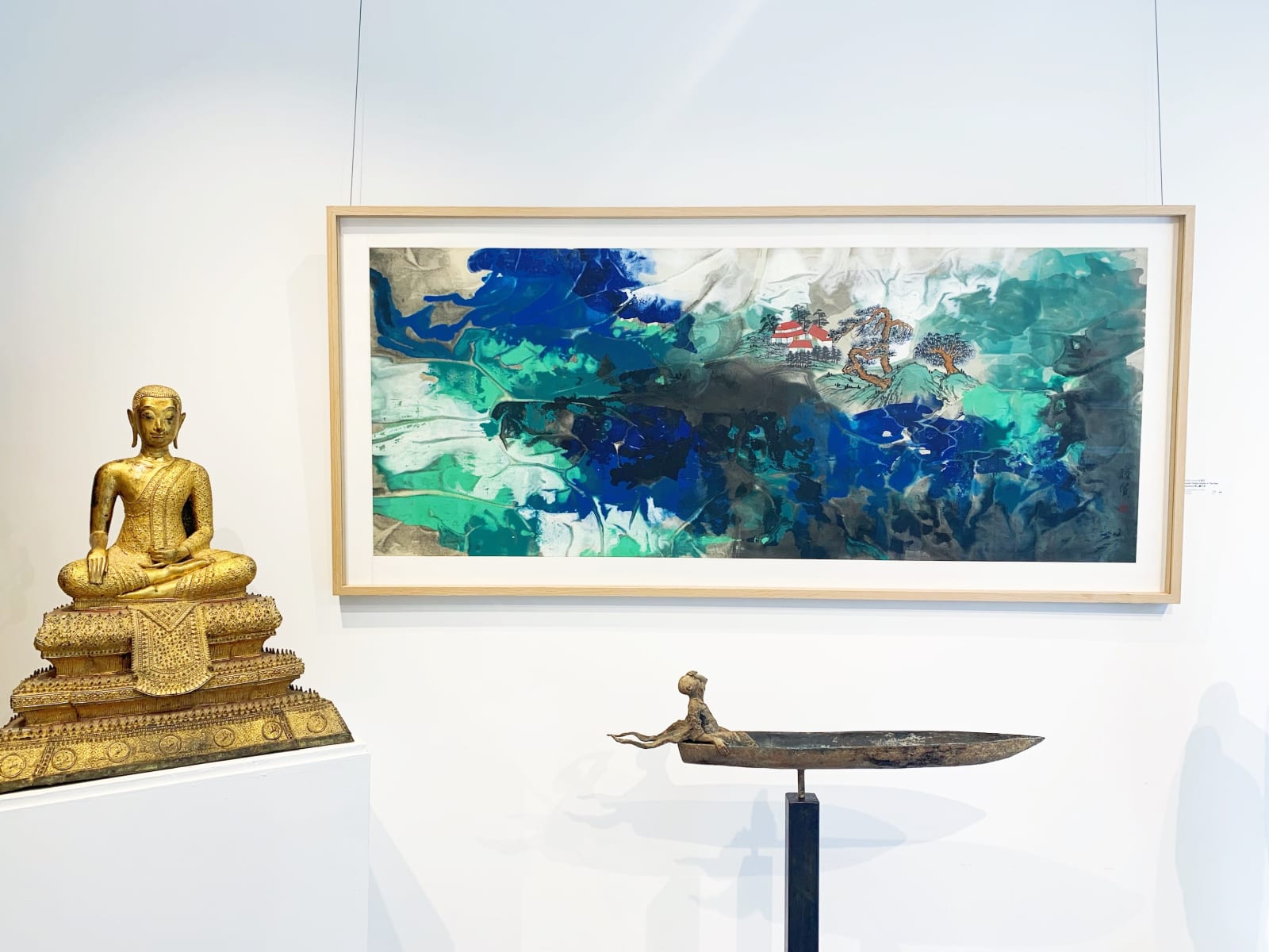 zhang jinxian, tempel in de bergen, bergschilderij, landschapsschilderkunst, inktkunst, chinese kunst, inktschilderij, waterlandschap schilderen, meer schilderen, zen schilderen, Aziatisch schilderen, Aziatische kunst, kom tot rust, inspiratie, boeddhistische kunst, interieurontwerp, art deco, decor, kamerdecoratie, interieurdecoratie, wanddecoratie, kunst aan de muur, artyi, belgische kunstgalerie