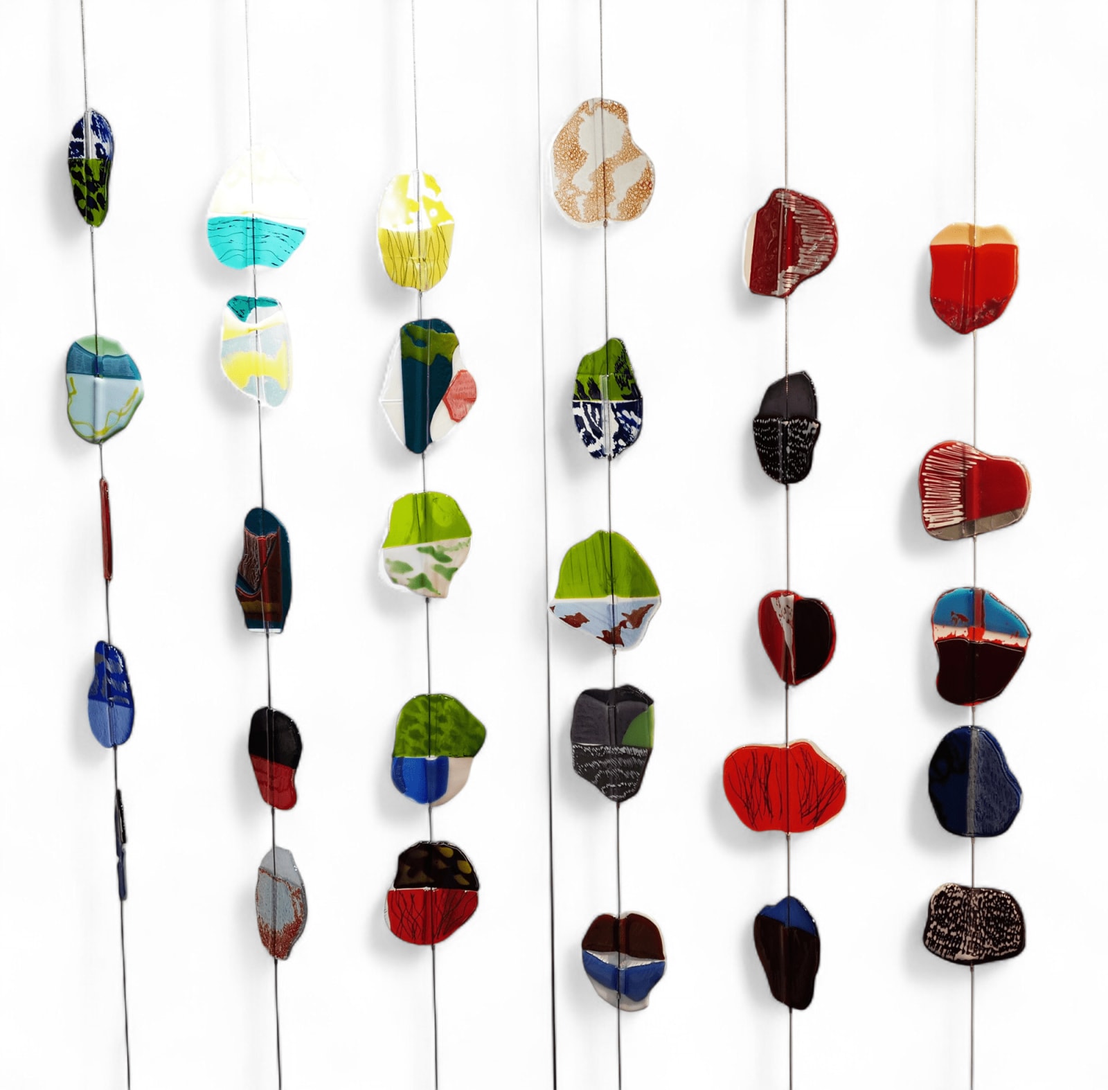 Fabienne Decornet, glass, glass art, glass sculpture, installation art, wall sculpture, wall art, contemporary art, interior design, art decoration, Art Thema, Art Thema Gallery, SMART, SMART Aix