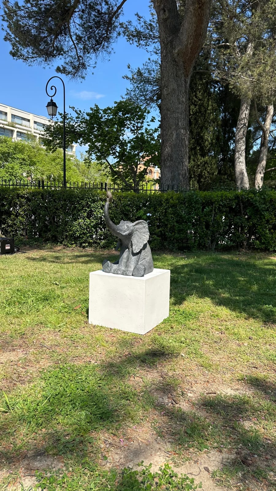 bronze elephant sculpture by Sophie Verger animal art, decorative elephant artwork by Art Thema, garden elephant sculpture Sophie Verger Aix-en-Provence, animal bronze art exhibited at Côté Sud fair, bronze elephant sculpture SMART art fair Sophie Verger, poetic elephant for art collectors Sophie Verger, decorative bronze sculpture by Art Thema gallery, first animal art acquisition Sophie Verger elephant, charming elephant sculpture for outdoor decor, bronze garden sculpture elephant by Sophie Verger, animal sculpture art by Sophie Verger Art Thema, bronze elephant garden piece exhibited in Aix, contemporary bronze sculpture elephant for garden, artful elephant sculpture by Sophie Verger SMART show, elephant in the garden sculpture Côté Sud Art Thema, animalier bronze artwork for new collectors, Art Thema sculpture Sophie Verger bronze elephant, expressive animal sculpture elephant by Sophie Verger, elephant sculpture for refined garden decor, bronze elephant artwork exhibited in Provence