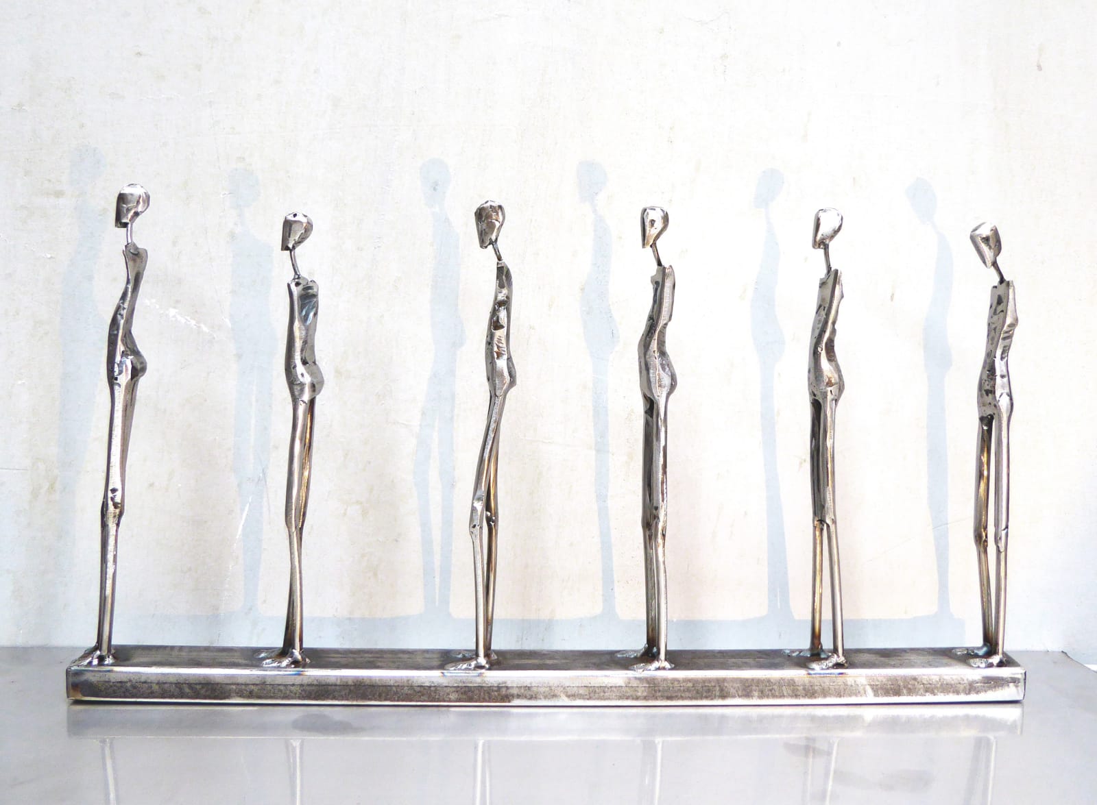 steel sculpture, contemporary art, caroline brisset, covid-19, art thema, heyi