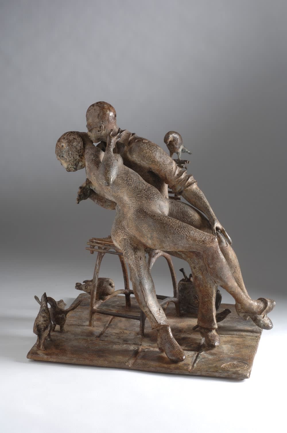 passion ouverte, rené julien, sculpture, bronze, art thema, heyi gallery