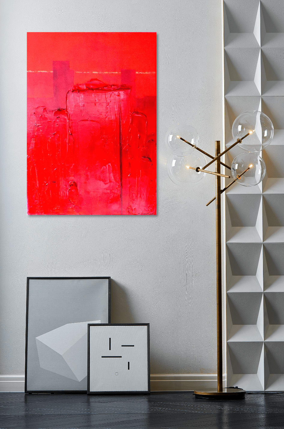 Eric Pasture, évidence, peinture abstraite, peinture, peinture contemporaine, art abstrait, peinture rouge, rouge, peinture matière, matière abstraite, minimalisme, peinture minimalisme, design d'intérieur, décoration d'art, décoration de salon, décoration murale, art theme heyi, art belge Galerie
