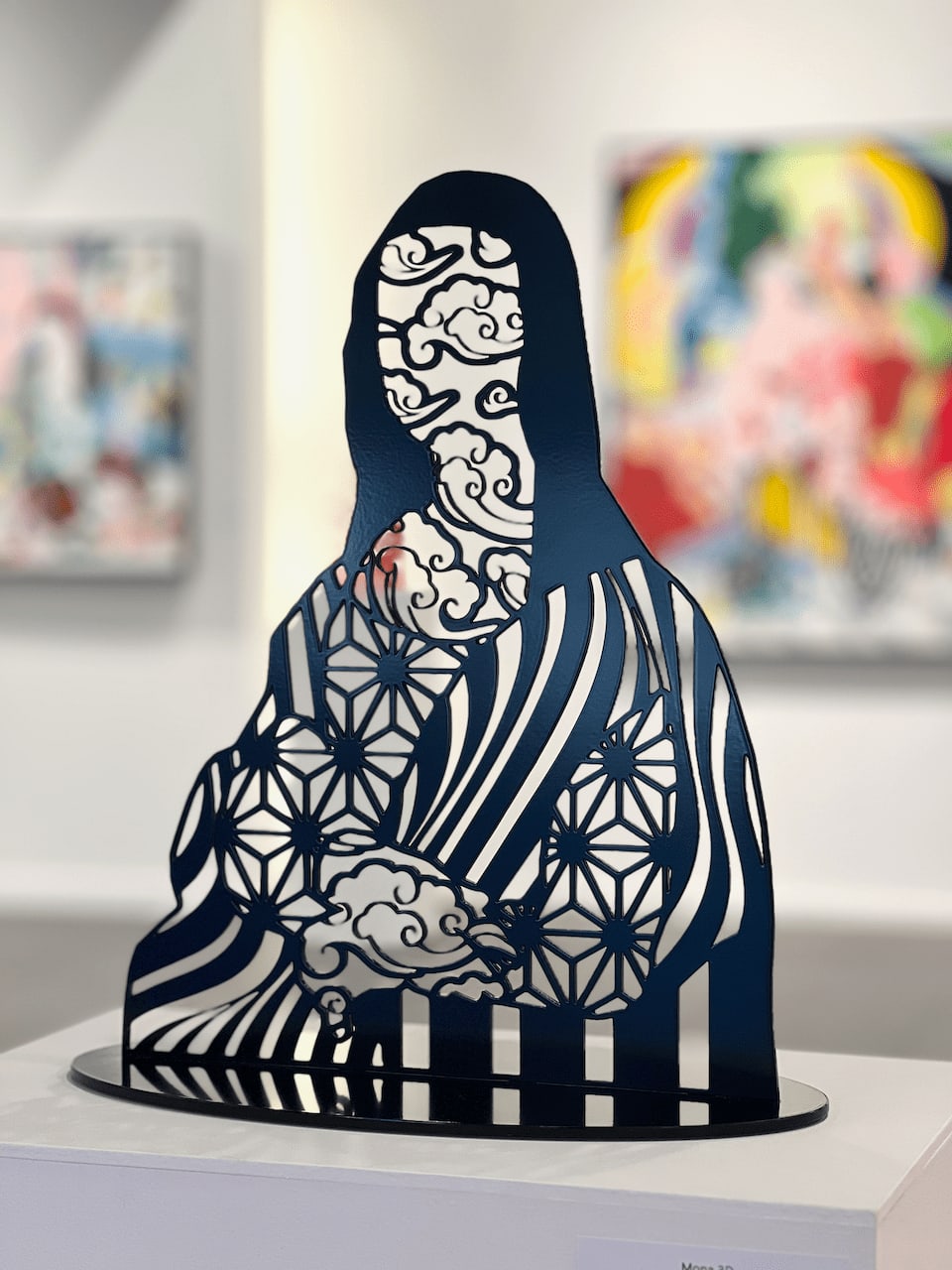 speedy graphito, speedy, graphito, street art, street artist, magritte, magritte style, sculpture, contemporary sculpture, buy sculpture, buy art, art collection, street art collection, steel sculpture, black sculpture, red art, trendy, arty, good investment art, art leasing, leasing art, leasing sculpture, fiscal optimization, neo, french street artist, art thema, art thema gallery, mona lisa, mona lisa inspiration, joconde inspiration, joconde street art