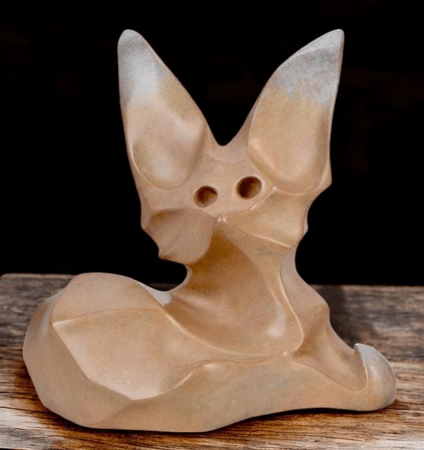 So du Sud, sculpture animalière, art animalier, sculpture en bronze d'animal, sculpture, bronze, sculpture en bronze, acheter une sculpture, acheter une sculpture en bronze, fennec, renard, sculpture de renard, sculpture mignonne, patine rose, décoration intérieure, location d'art, investissement artistique, acheter de l'art, achat d'art, collection d'art, amateur d'art, collectionneur d'art, sculpture en bronze de haute qualité, statue, statue bleue, acheter une statue, Art Thema, galerie Art Thema, Belgique, France, dans le monde entier.