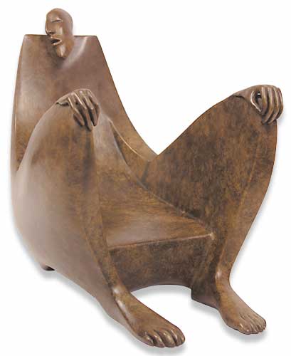 fauteuil, sculpture, bronze, isabel miramontes, fauteuil, art thema heyi gallery, art contemporain, brussels